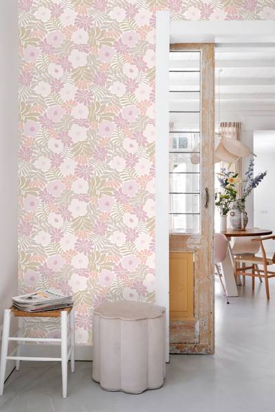Tapete 131002 Pink - Papier - 53 x 1005 x 53 cm