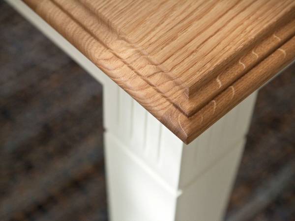 Couchtisch Novara Braun - Weiß - Wildeiche - 130 x 48 x 75 cm