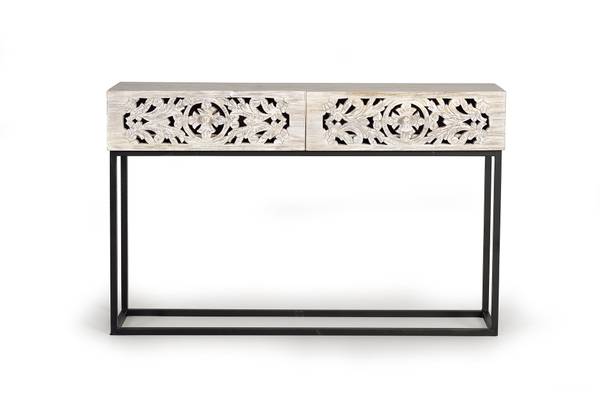Konsole 6197 Massivholz - 30 x 77 x 120 cm