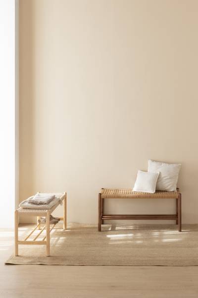 Bank 11838 Braun - Massivholz - 37 x 47 x 100 cm