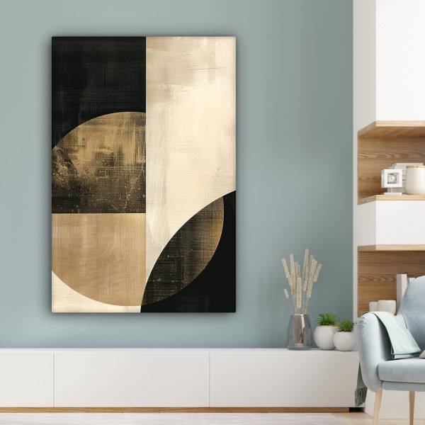 CANVAS SCHILDERIJ Modern 80 x 120 cm
