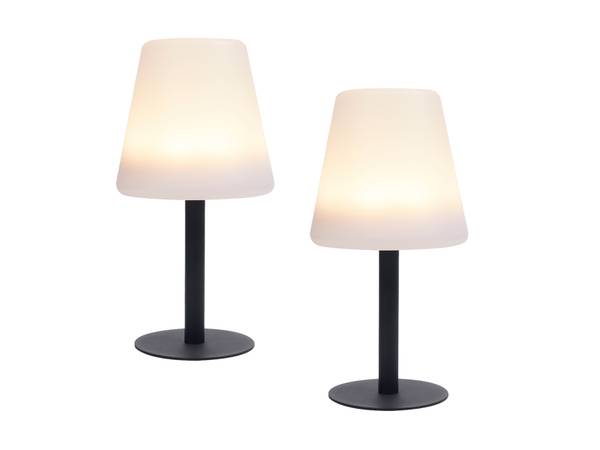 2x Solar Tischlampe ohne Strom Kabel USB kaufen