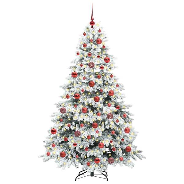 Künstlicher Weihnachtsbaum 3700000069-6 Grün - Rot - Weiß