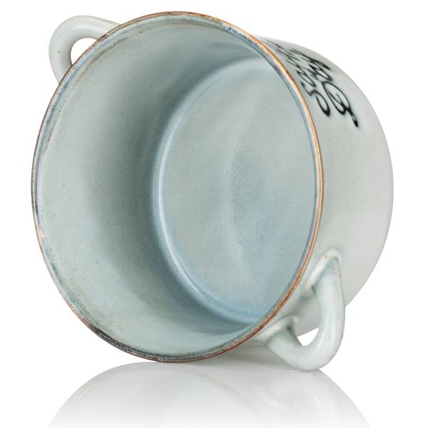 Suppenschüssel Q97000260-2 Grau - Keramik - 17 x 8 x 14 cm