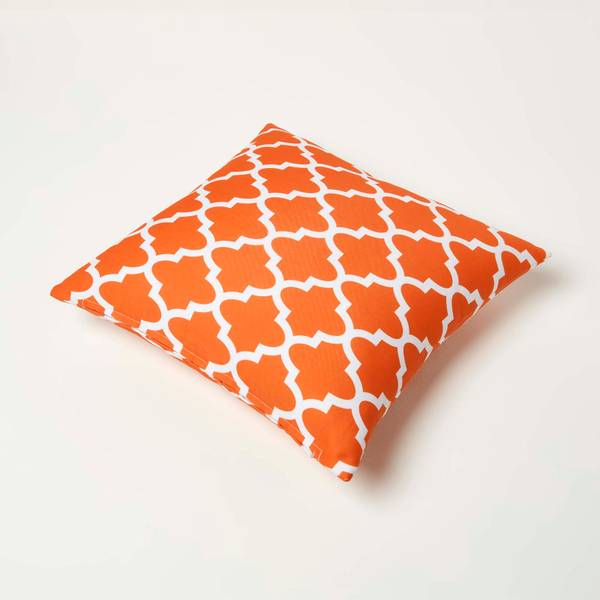 Outdoor-Kissen Nola 2er-Set Orange - Polyester - 45 x 7 x 45 cm