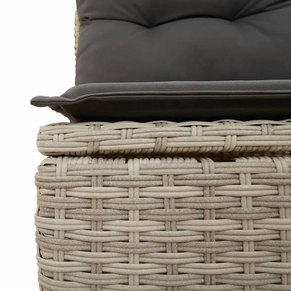 Salon de jardin 3036904-1 lot de 7 Gris lumineux