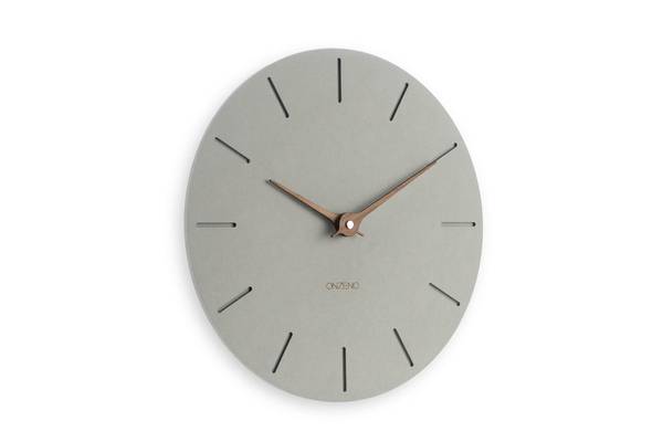 Wanduhr Wanduhren Ep Grau - Holzwerkstoff - 29 x 29 x 1 cm