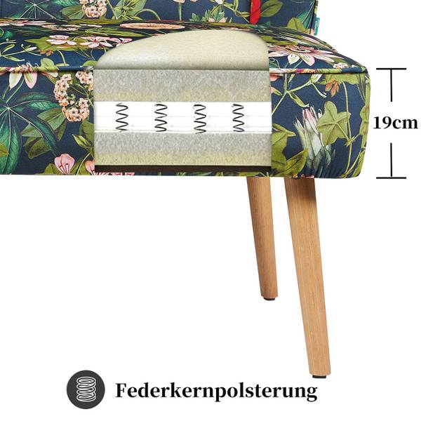 Sitzbank SOPHIA Microfaser - 65 x 87 x 140 cm