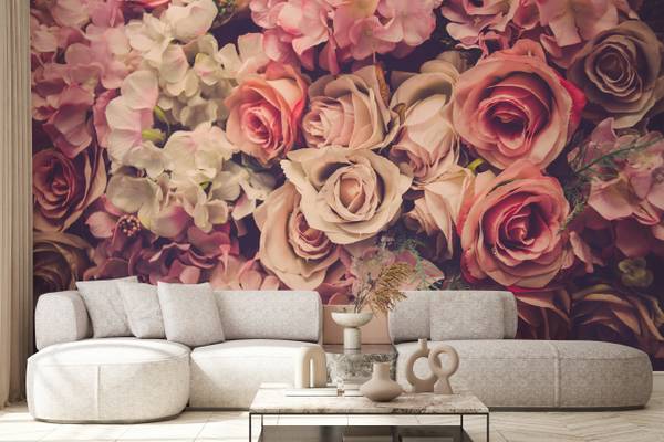 Fototapete BLUMEN Pflanzen Natur 3D 270 x 180 x 180 cm