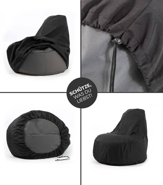 Sitzsack Der Däumchendreher Grau