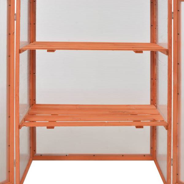 Gewächshaus 170646 Braun - Kunststoff - 47 x 109 x 75 cm