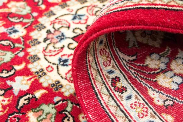 Orientteppich Oriental Blau - Wolle - 170 x 1 x 243 cm