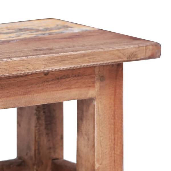 Beistelltische 2er Set D850 Braun - Massivholz - 40 x 30 x 40 cm