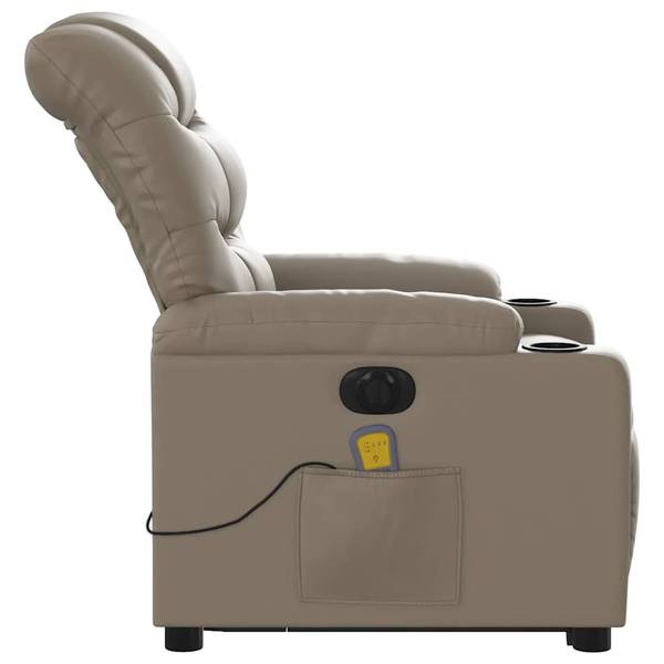 Fauteuil inclinable de massage 3032753-4 Marron - Marron café