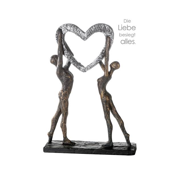 Skulptur Victory Braun - Kunststoff - 26 x 37 x 7 cm