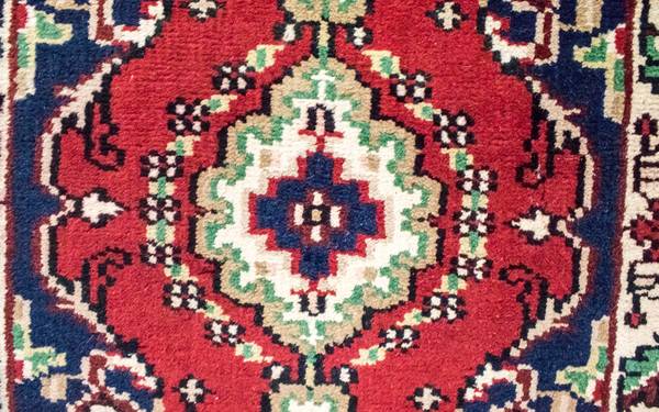 Orientteppich Oriental Rot - Wolle - 90 x 1 x 160 cm