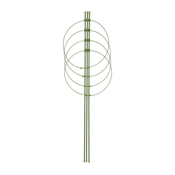 Plantensteun set van 5 90 cm groen - staal - 28 x 90 x 28 cm