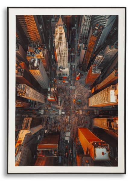 Leinwandbild New York  B Kunststoff - 4 x 102 x 72 cm