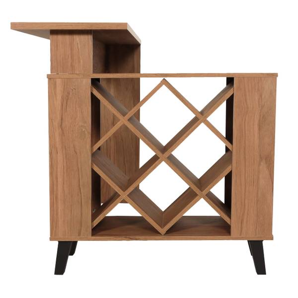 Bartisch M45 Braun - Gummibaum - 120 x 93 x 98 cm