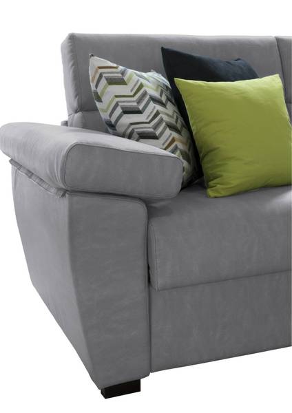 2-Sitzer Sofa Pisogne Grau