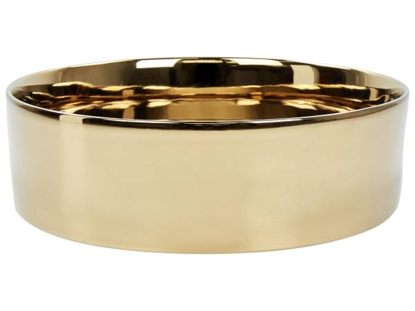 Waschbecken TEBAR Gold - Keramik - 40 x 12 x 40 cm