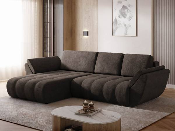 Ecksofa Faro Braun