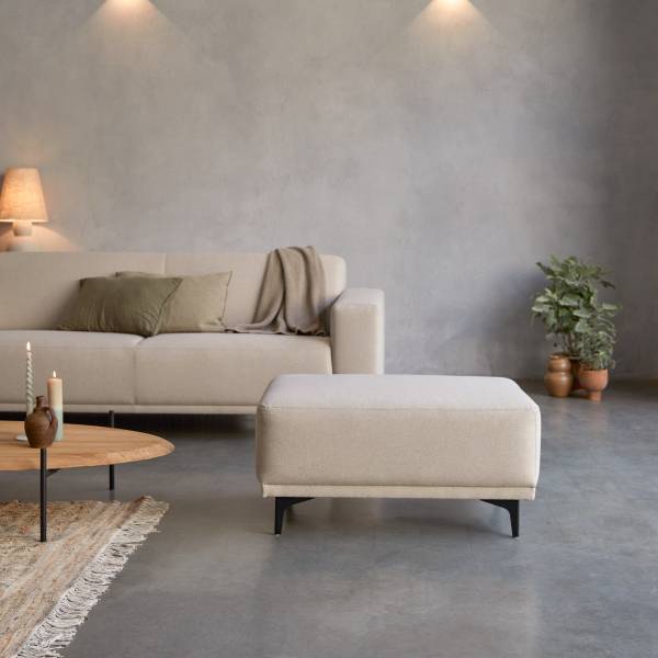 Fußhocker Lars Beige
