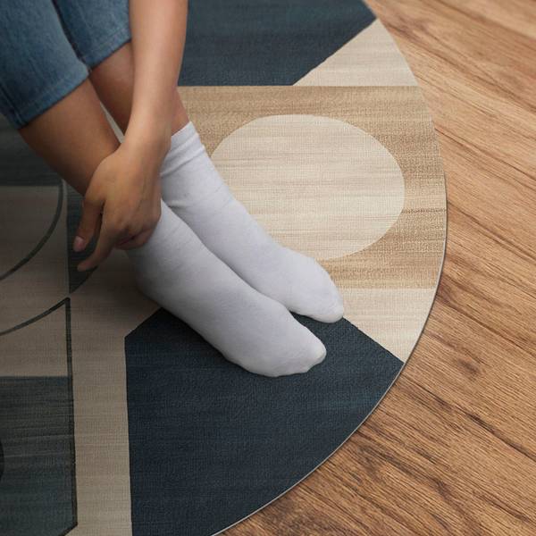 Vinyl Teppich Retro-Geometrie 282024 50 x 50 cm