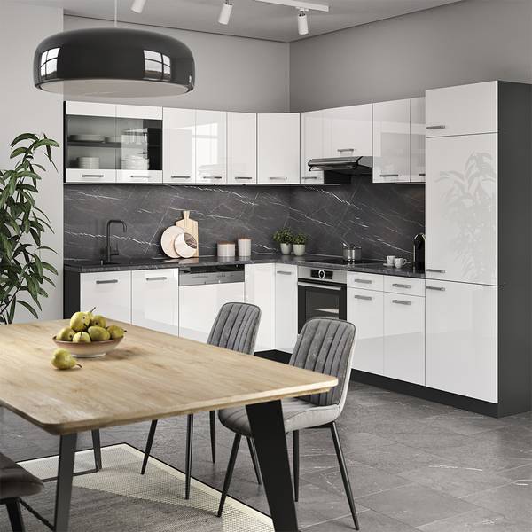 Keukenfront R-Line 34635 wit - plaatmateriaal op houtbasis - 80 x 72 x 2 cm