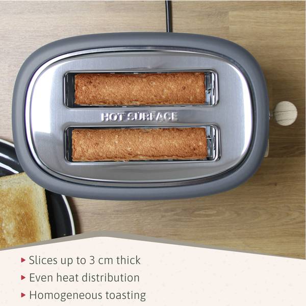 Frühstücksset SKT1167GRY 2-tlg. Grau