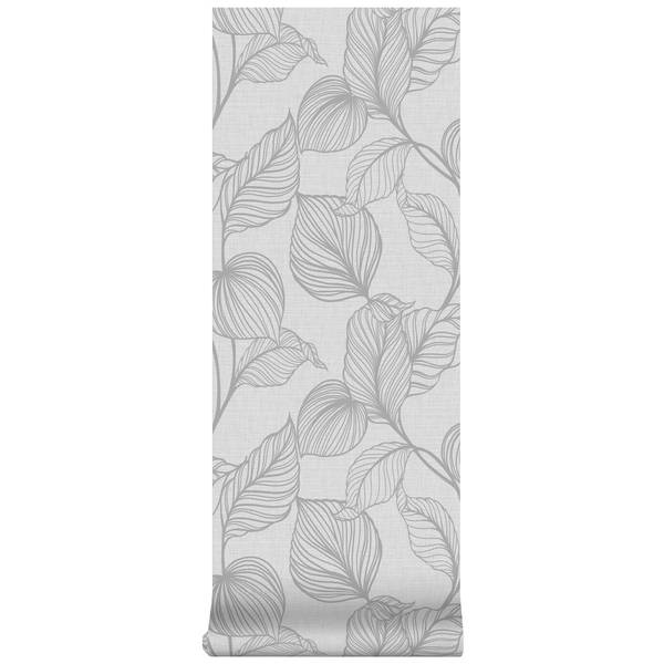 Vliestapete Royal Palm Moonstone Grau - 0,52m  x 10,05m  x 0,02m