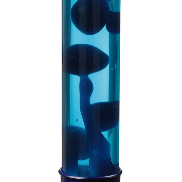 Stehlampe ALAN Blau - Violett - Glas - Metall - 18 x 76 x 18 cm