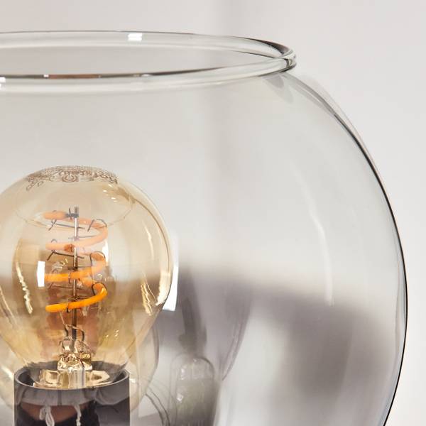 Stehlampe Cesaro Braun - Grau - Metall - 28 x 150 x 86 cm