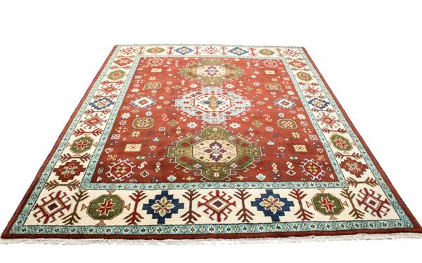 Orientteppich Oriental Rot - Wolle - 244 x 2 x 306 cm
