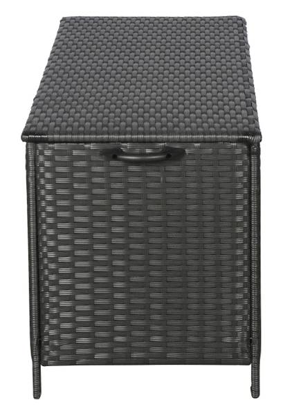 Boîte à oreiller Kaplo Noir - Rotin - 133 x 63 x 54 cm