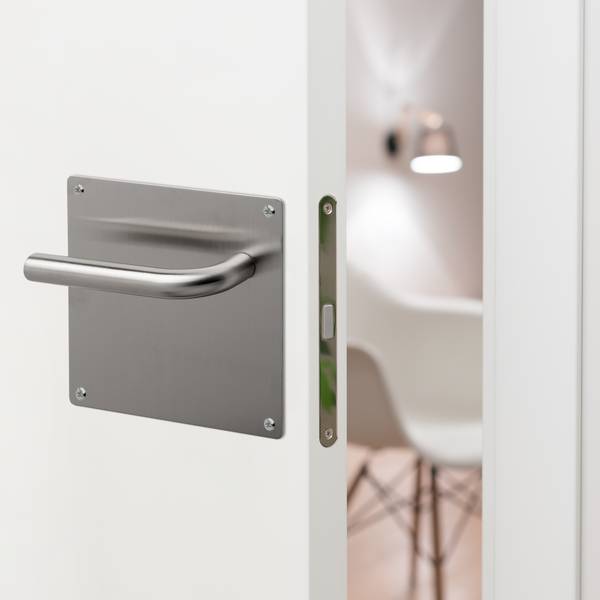 Türdrückergarnitur 9172451 Silber - Metall - 18 x 8 x 18 cm