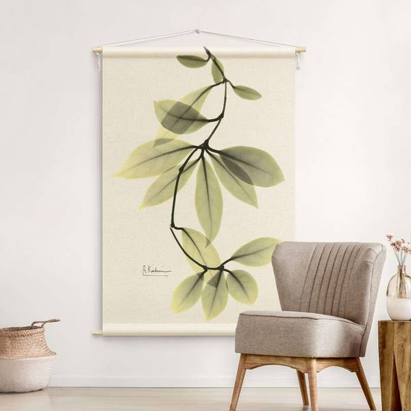 Wandteppich X-Ray Porzellanblumenblätter 110 x 165 cm