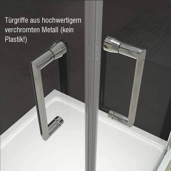 Eckeinstieg Duschkabine FPD80EH+FPD90EH 90 x 90 cm