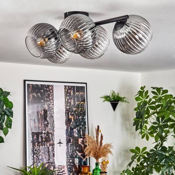 Deckenleuchte Fossobiubo Grau - Metall - 24 x 16 x 110 cm