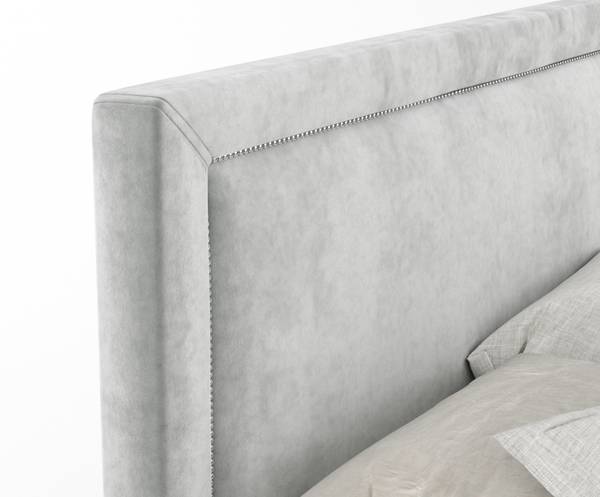 Boxspringbett Lavenda Hellgrau - Liegefläche Breite: 160 cm