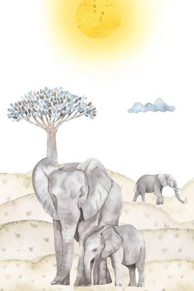 Leinwandbild Safari Squad 2 40 x 60 cm