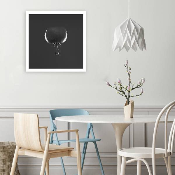 Leinwandbilder Tomaten Gemüse Schwarz 50 x 50 cm