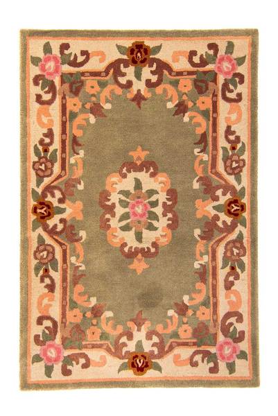 Orientteppich Oriental Braun - Wolle - 123 x 1 x 184 cm