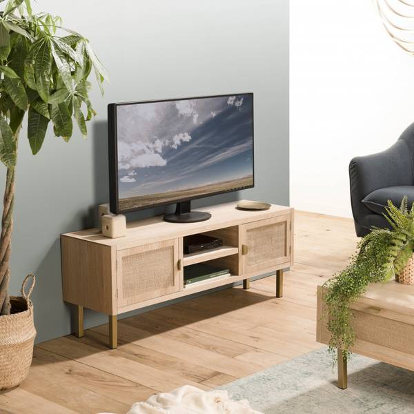 Meubles TV ALINE Beige - Bois manufacturé - 34 x 46 x 120 cm