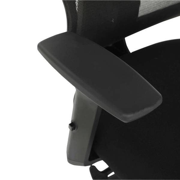 Drehstuhl NOEMI Schwarz - Metall - Kunststoff - Textil - Holz teilmassiv - 65 x 130 x 62 cm