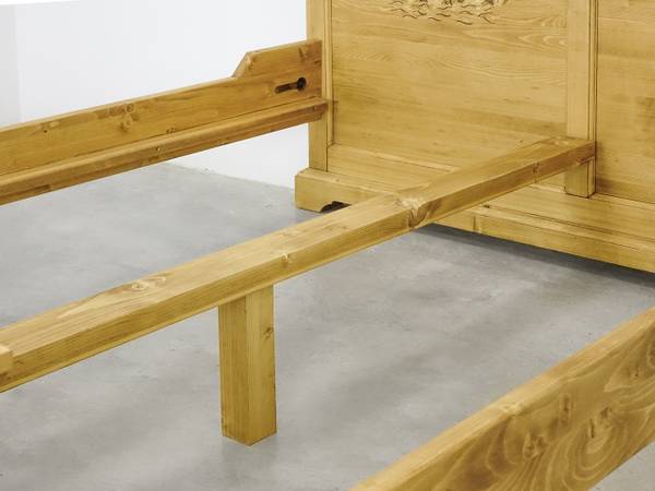 Bett Jagna Gelb - Fichte - 160 x 85 x 200 cm