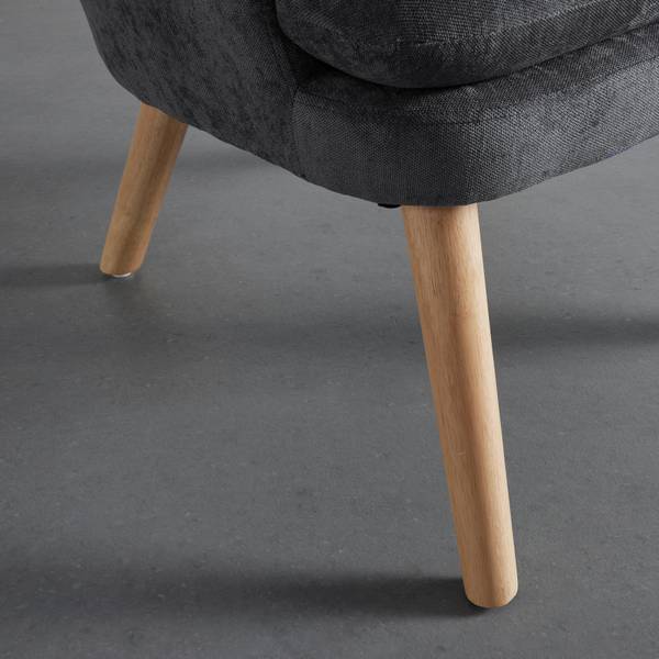 Sessel STANKA Grau - Metall - Textil - Holz teilmassiv - 67 x 91 x 72 cm