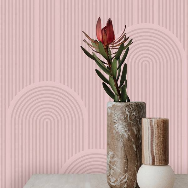 Vliestapete Bowi Pink