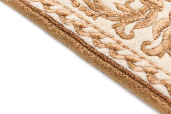 Tapis de passage Darya CCCXCVI Marron - Laine - 81 x 1 x 302 cm