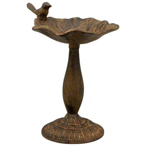 Vogeltränke 239961 Braun - Metall - 19 x 23 x 15 cm